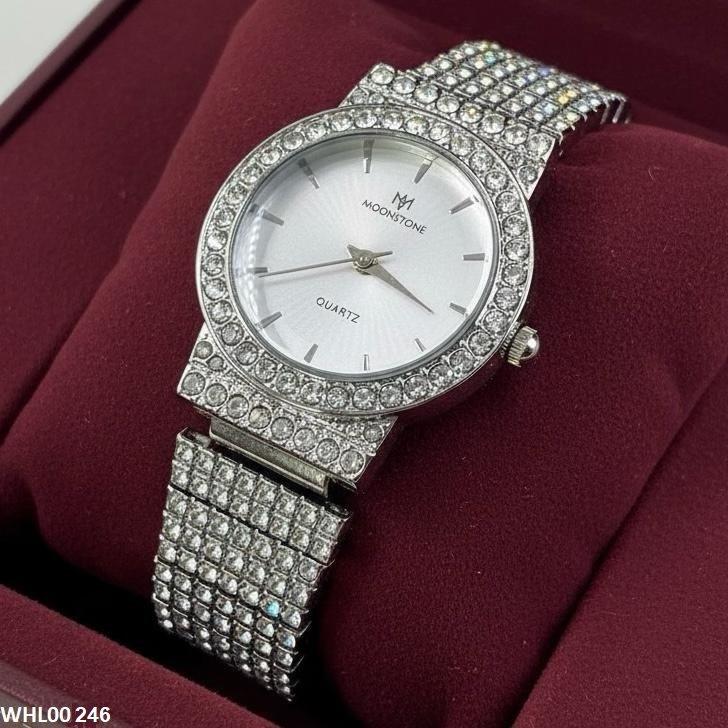 WHL00246 BWS Round Stone Quartz Watch - WHL