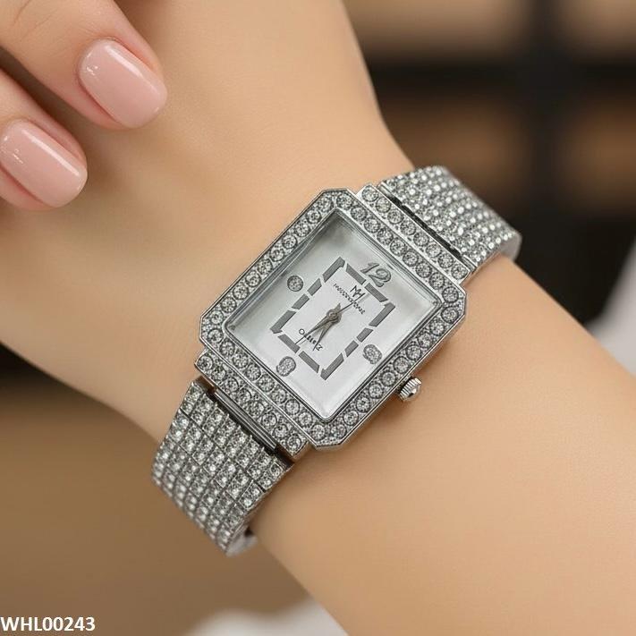 WHL00243 BWS Rectangle Dial Watch - WHL