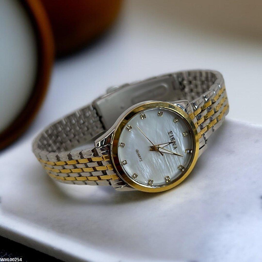 WHL00254 IWA White Dial Crystal Watch - WHL