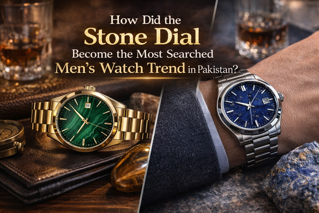 How Did the Stone Dial Become the Most Searched Men's Watch Trend in Pakistan?