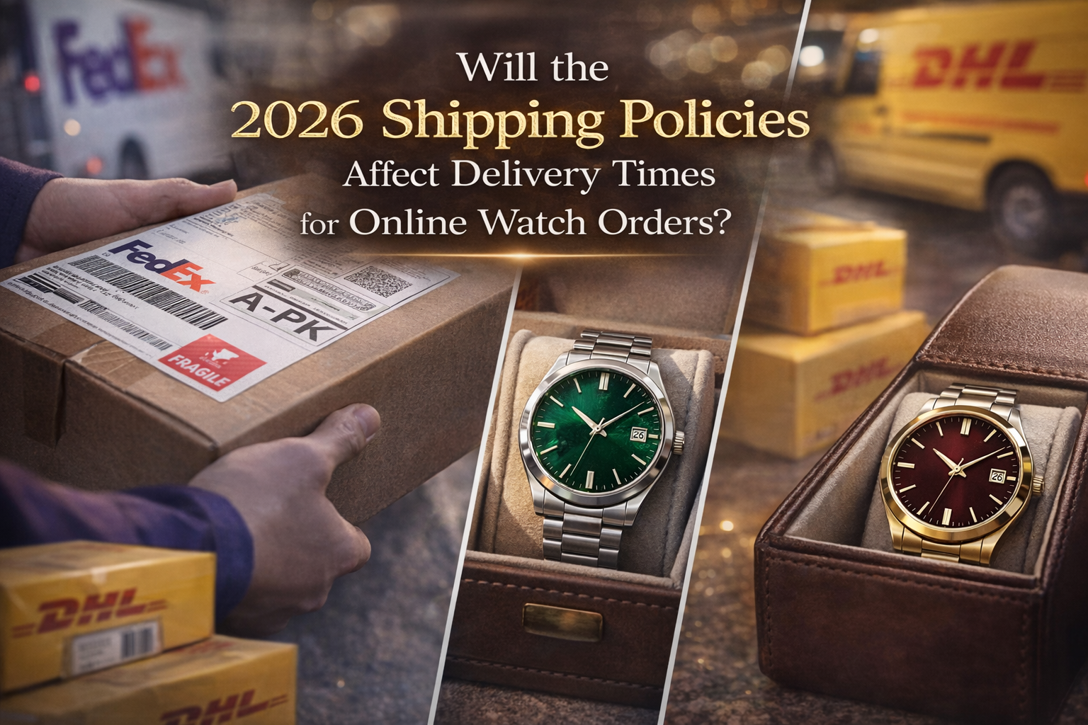 Will the 2026 Shipping Policies Affect Delivery Times for Online Watch Orders?