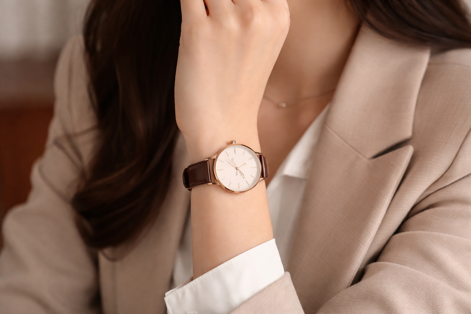 Women’s Leather Strap Watches Online for Office Wear