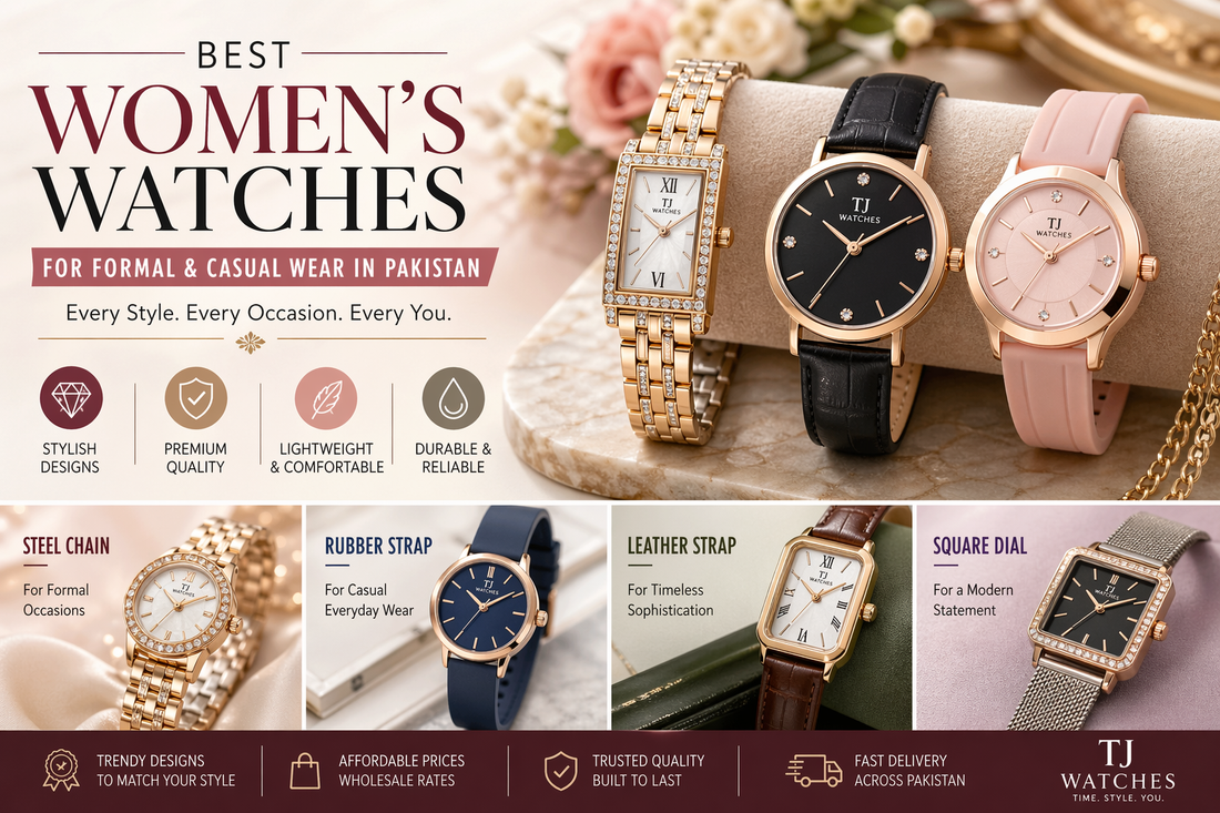 Best Women's Watches for Formal & Casual Wear in Pakistan