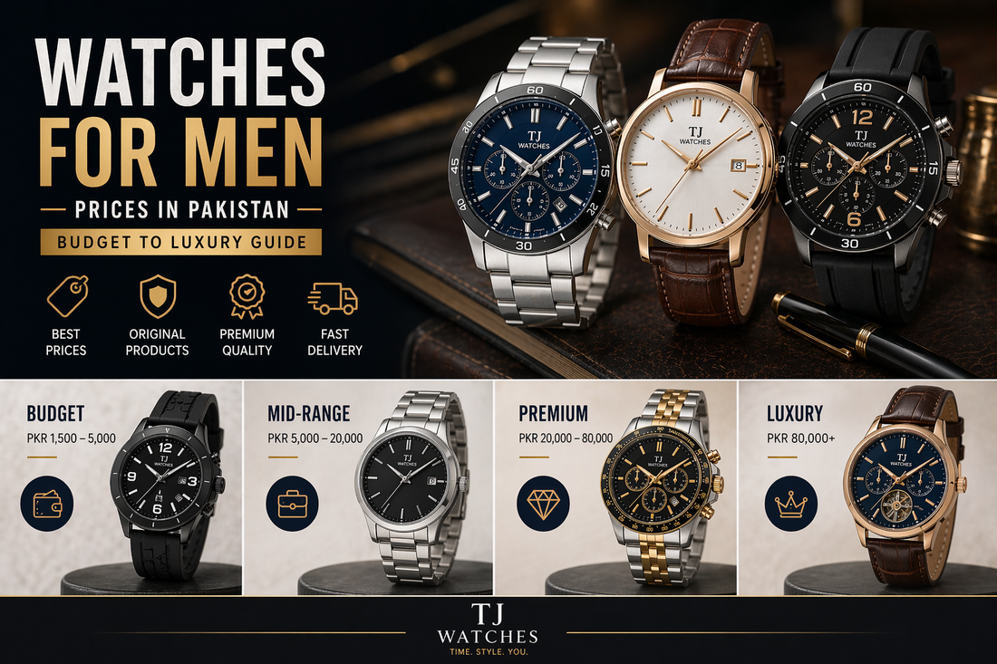 Watches for Men Prices in Pakistan: Budget to Luxury Guide