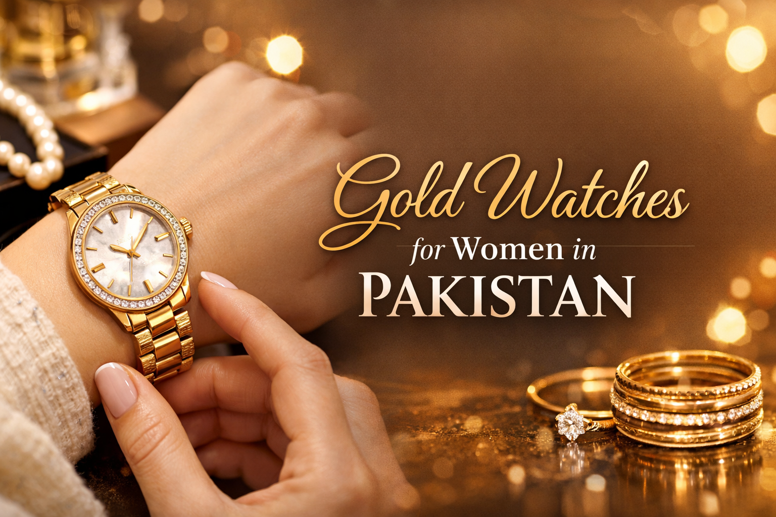 Gold Watches for Women in Pakistan