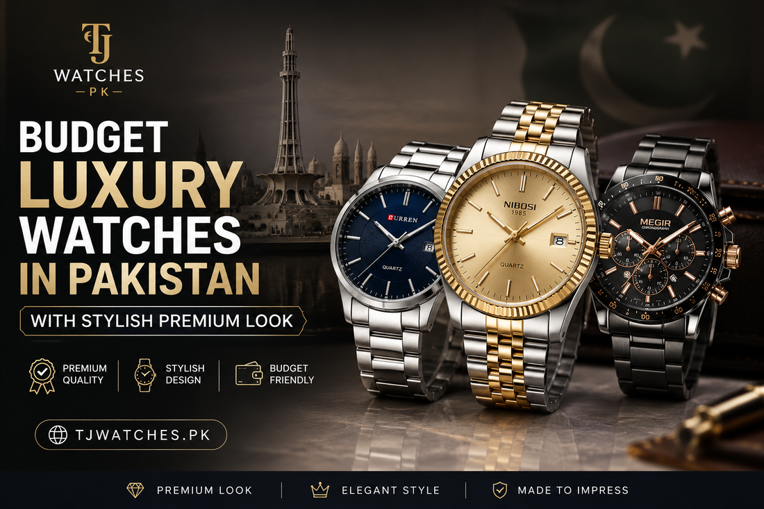 Budget Luxury Watches in Pakistan with Stylish Premium Look