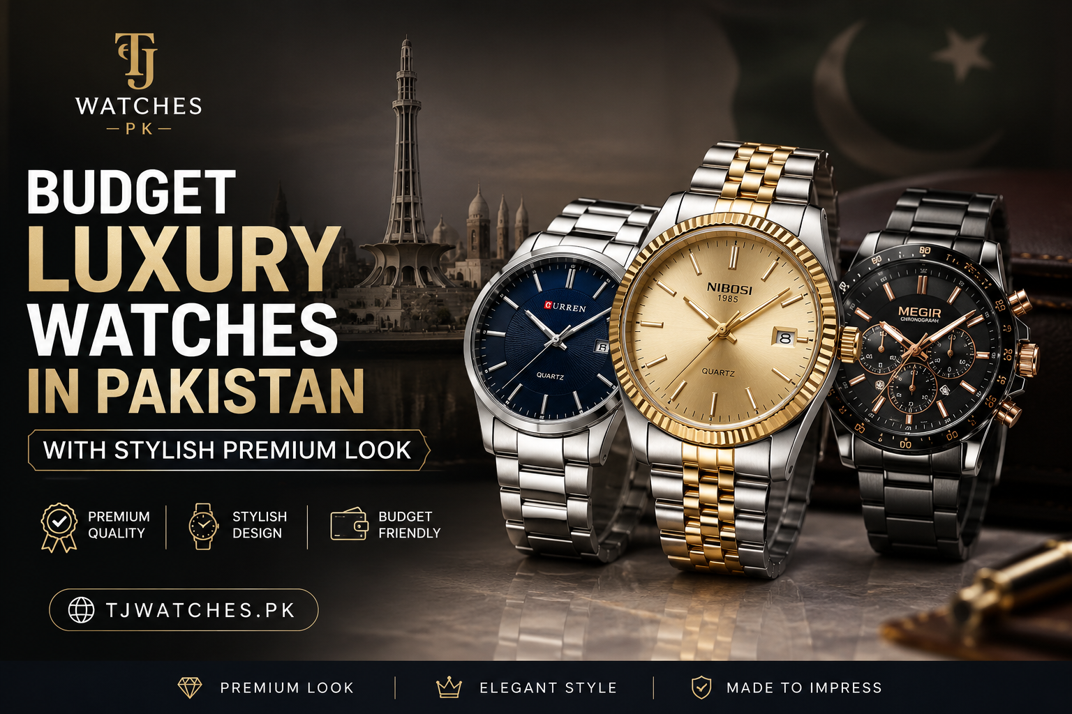 Budget Luxury Watches in Pakistan with Stylish Premium Look