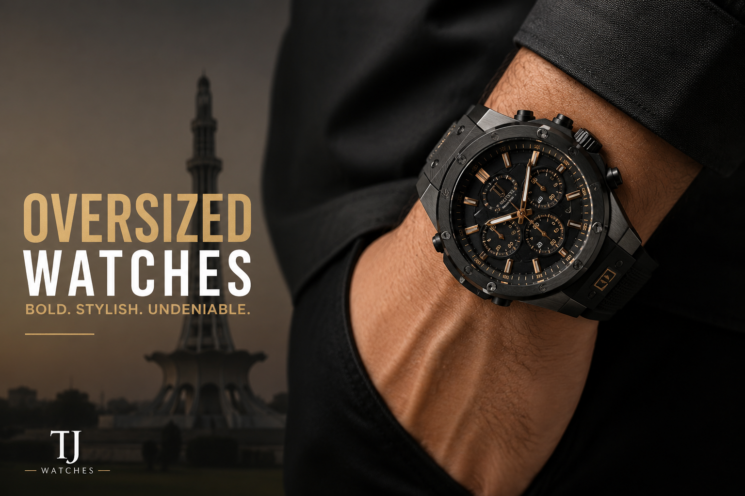 Oversized Watches for Men in Pakistan with Bold Stylish Look