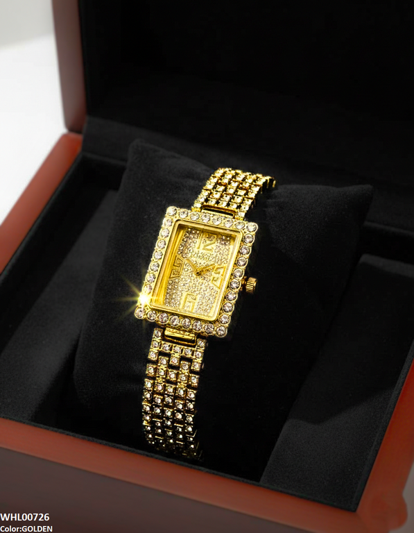 WHL00726 HWR Rectangle Dial Women's Watch - WHL