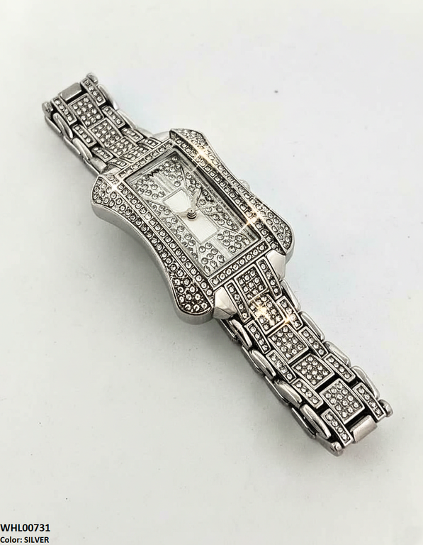 WHL00731 HWR Rectangle Rhinestone Women's Watch - WHL