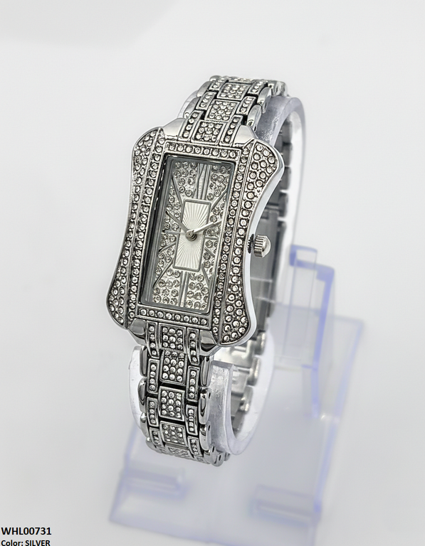 WHL00731 HWR Rectangle Rhinestone Women's Watch - WHL