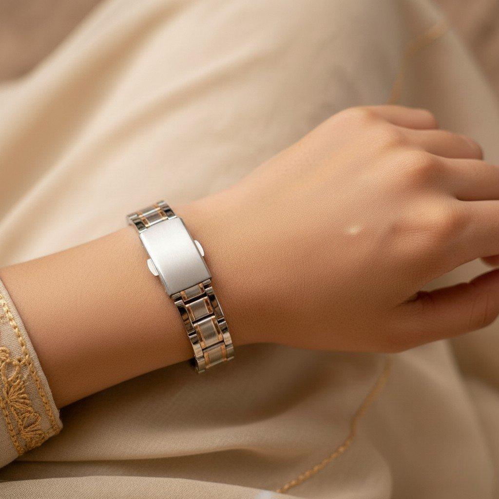 WHL00394 IWA Round Link Chain Women's Watch - WHL