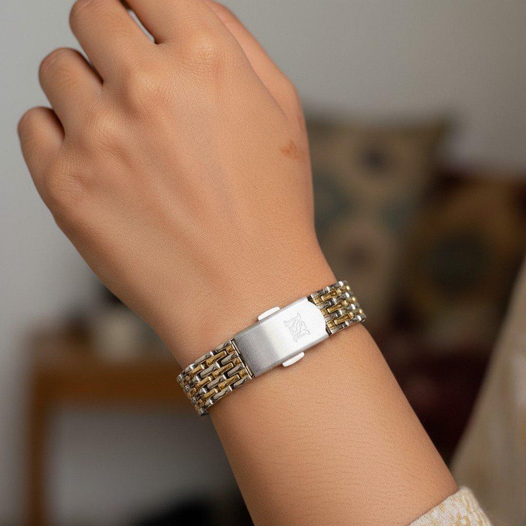 WHL00389 IWA Round Gold-Tone Women's Watch - WHL