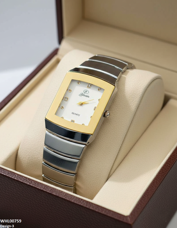 WHL00759 IWA Square Stone Dial Women's Watch - WHL