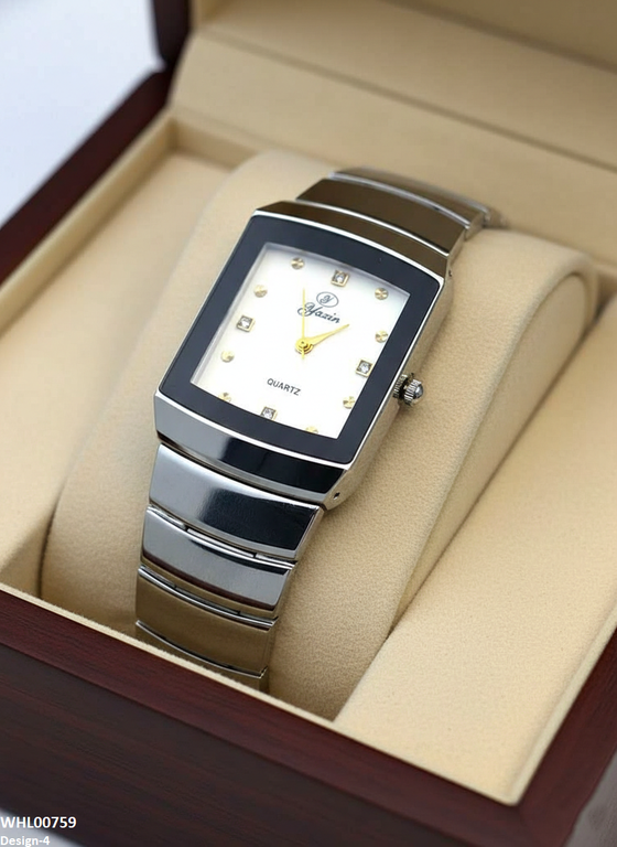 WHL00759 IWA Square Stone Dial Women's Watch - WHL