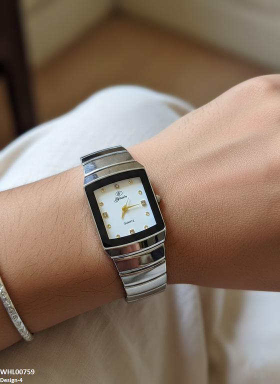 WHL00759 IWA Square Stone Dial Women's Watch - WHL