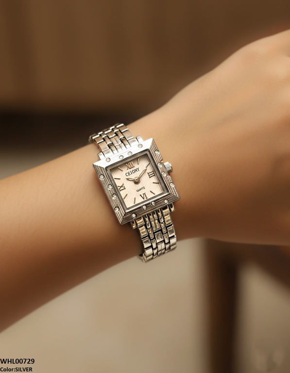 WHL00729 HWR Square Dial Women's Watch - WHL