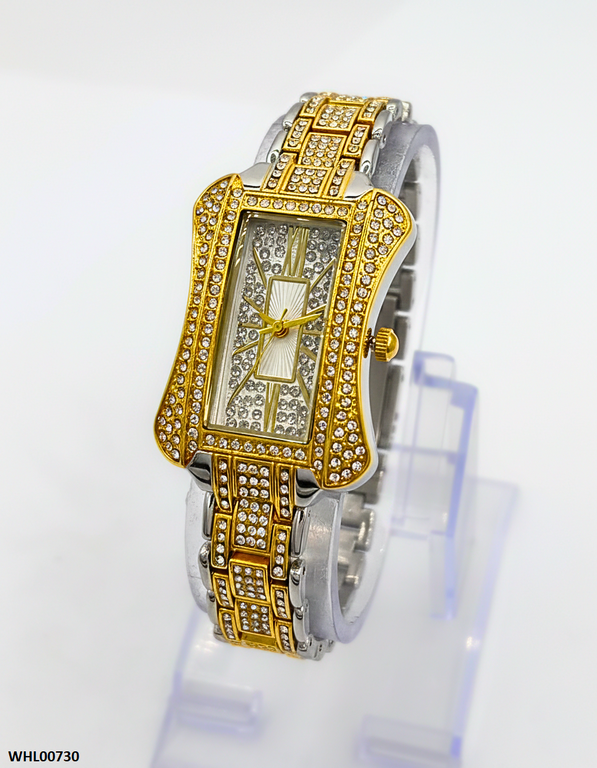 WHL00730 HWR Rectangle Rhinestone Women's Watch - WHL