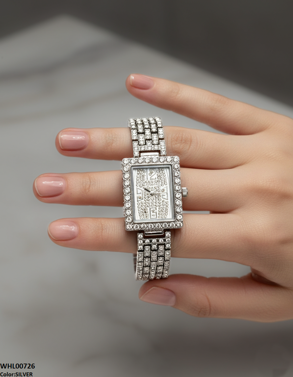 WHL00726 HWR Rectangle Dial Women's Watch - WHL