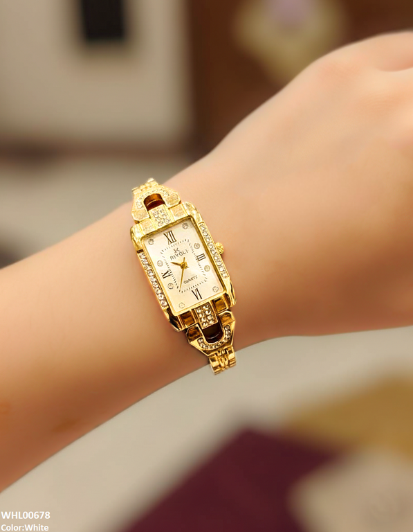 WHL00678 ZWA Rectangle Dial Women's Watch - WHL
