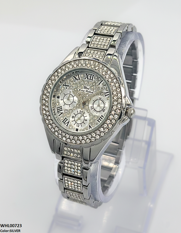 WHL00723 HWR Round Stone Dial Women's Watch - WHL