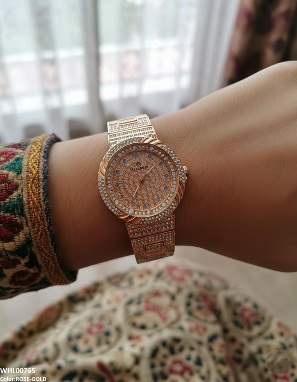 WHL00765 ZWA Double Round Bezel Women's Watch - WHL