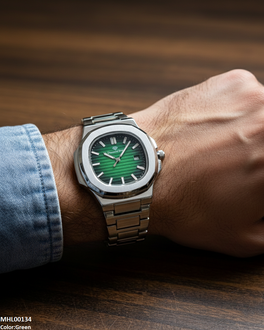 MHL00134 HWR Hexagon Bezel Men's Watch - MHL