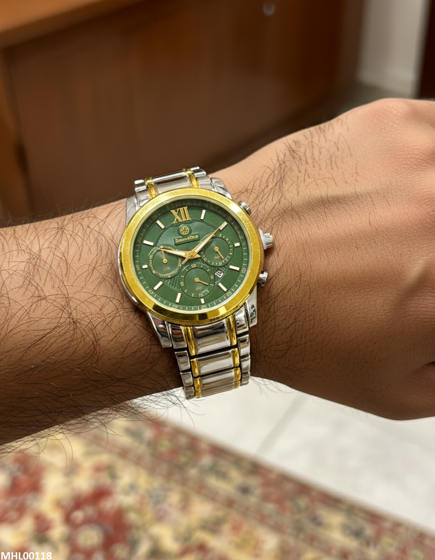 MHL00118 HWR Round Bezel Men's Watch - MHL