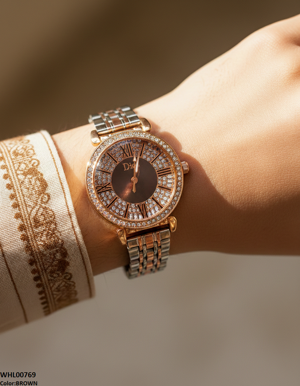 WHL00769 ZWA Round Dial Women's Watch - WHL