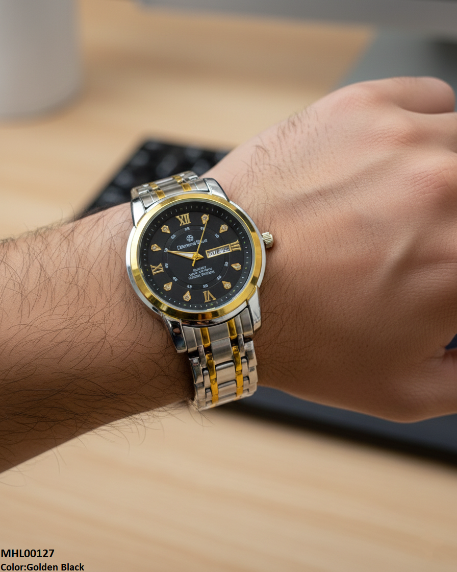 MHL00127 HWR Luxury Round Dial Men's Watch - MHL