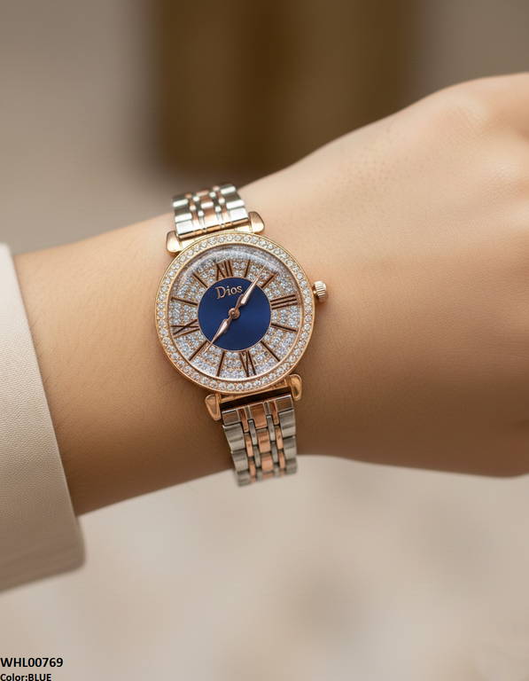 WHL00769 ZWA Round Dial Women's Watch - WHL