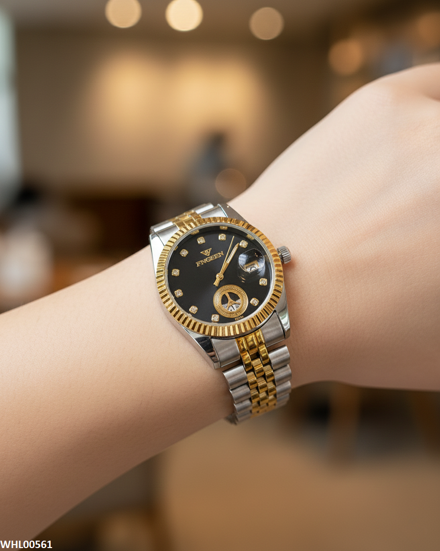 WHL00561 HWR Fashionable Round Dial Women's Watch - WHL