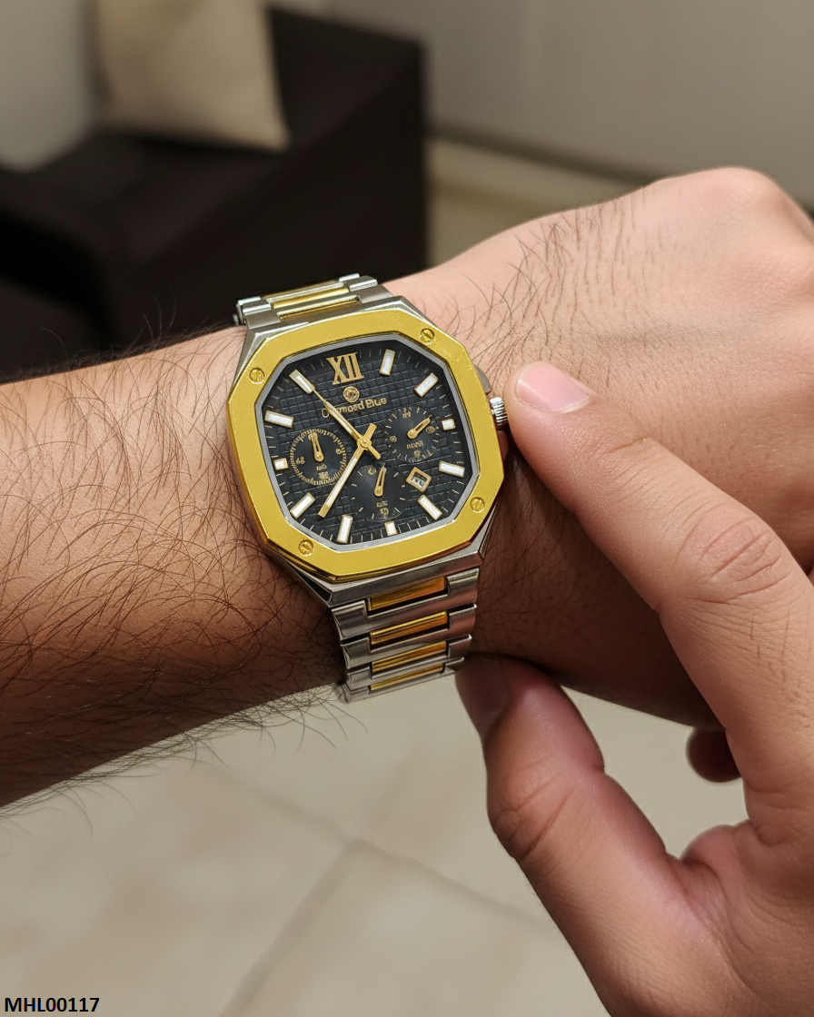MHL00117 HWR Hexagon Dial Men's Watch - MHL