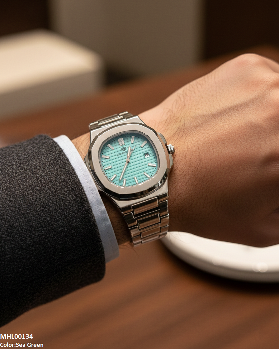 MHL00134 HWR Hexagon Bezel Men's Watch - MHL