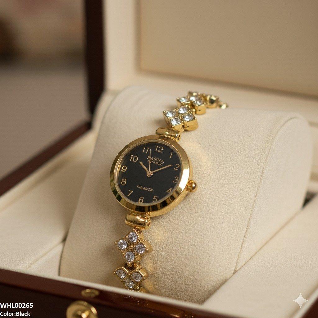 WHL00265 ZWA Round Dazzling Link Watch - WHL