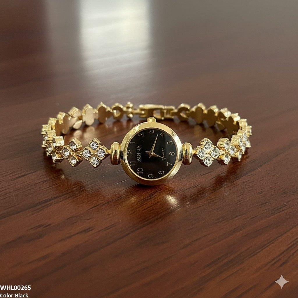 WHL00265 ZWA Round Dazzling Link Watch - WHL