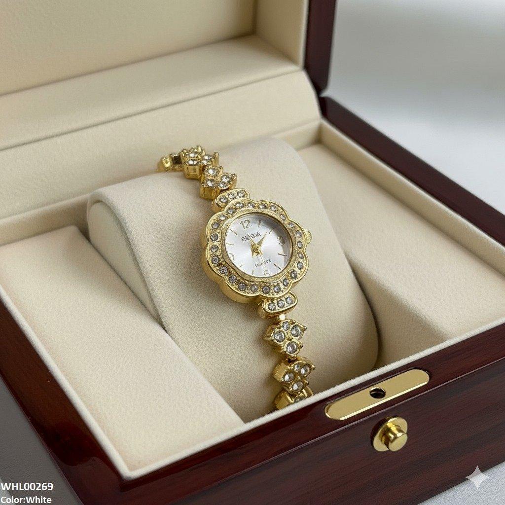 WHL00269 ZWA Flower-Shaped Bezel Watch - WHL