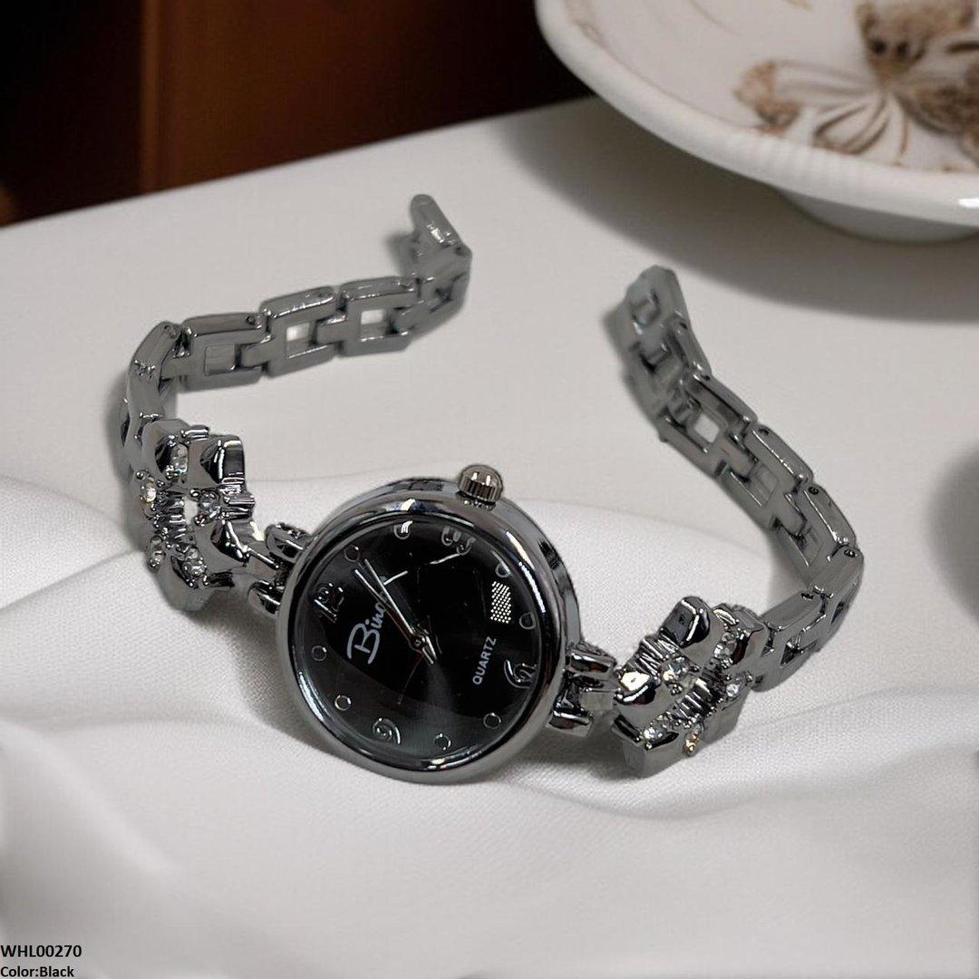 WHL00270 ZWA Round Flower Chain Dial Watch - WHL