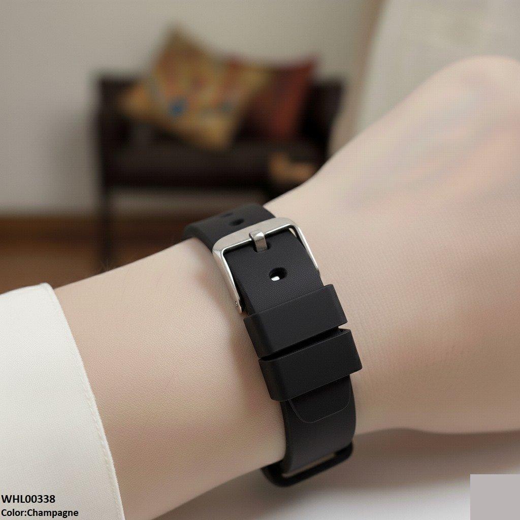 WHL00338 BWS Round Stone Dial Watch - WHL