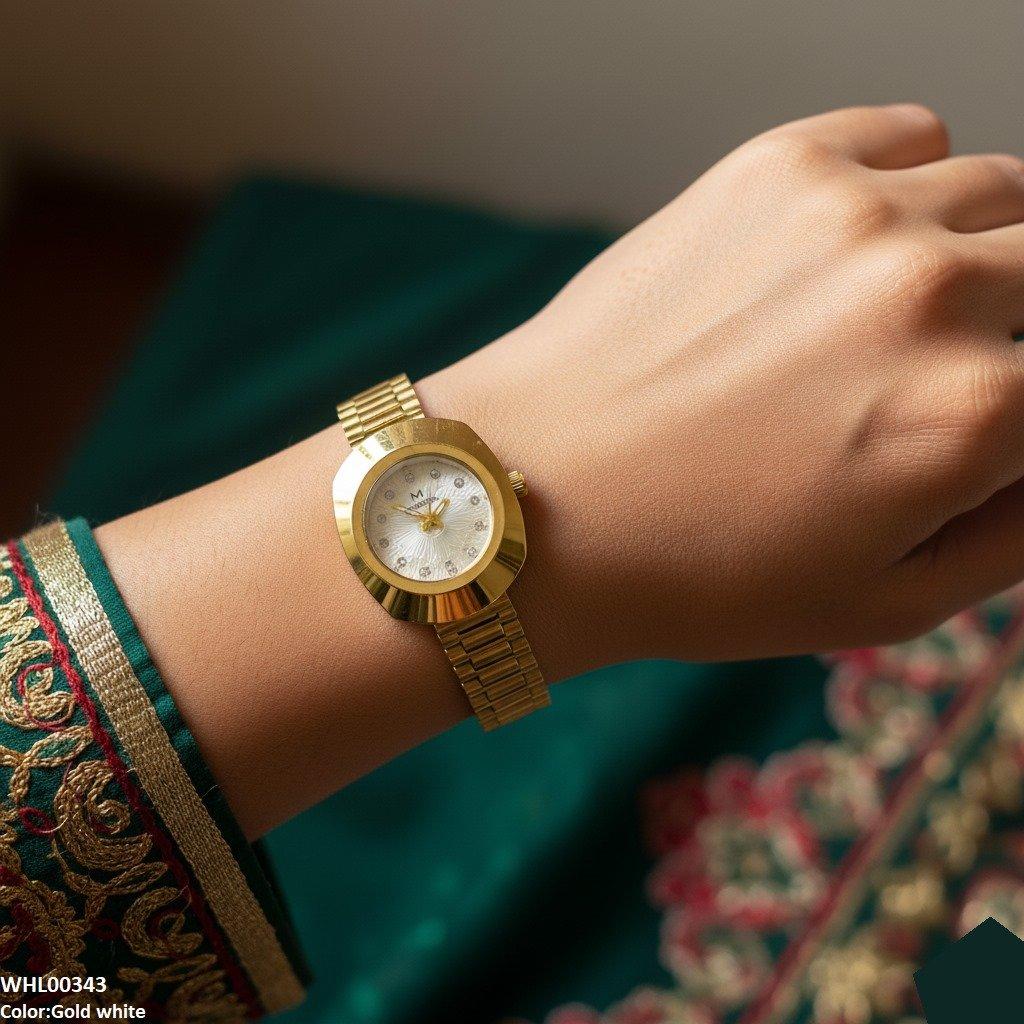 WHL00343 BWS Flower Dial Women's Watch - WHL