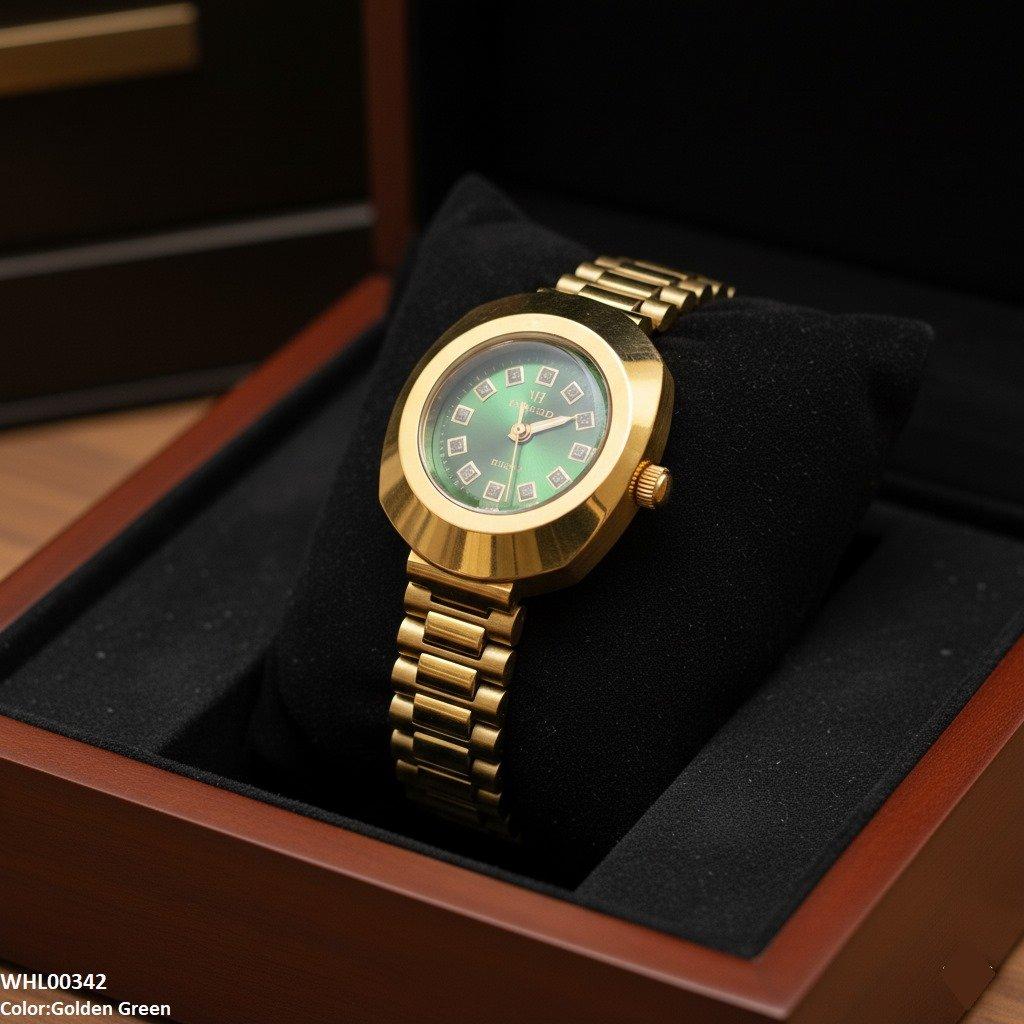 WHL00342 BWS Round Dial Link Watch - WHL