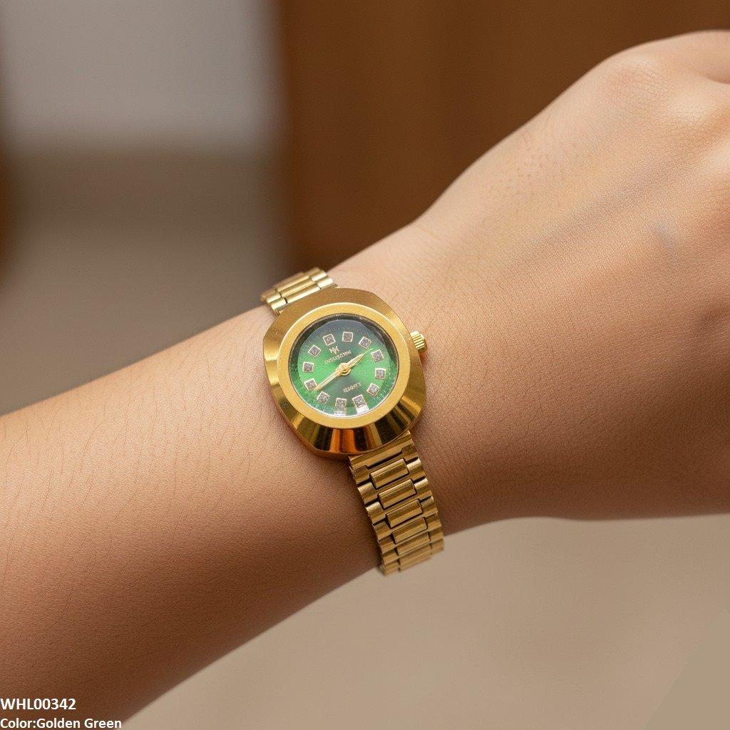 WHL00342 BWS Round Dial Link Women's Watch - WHL