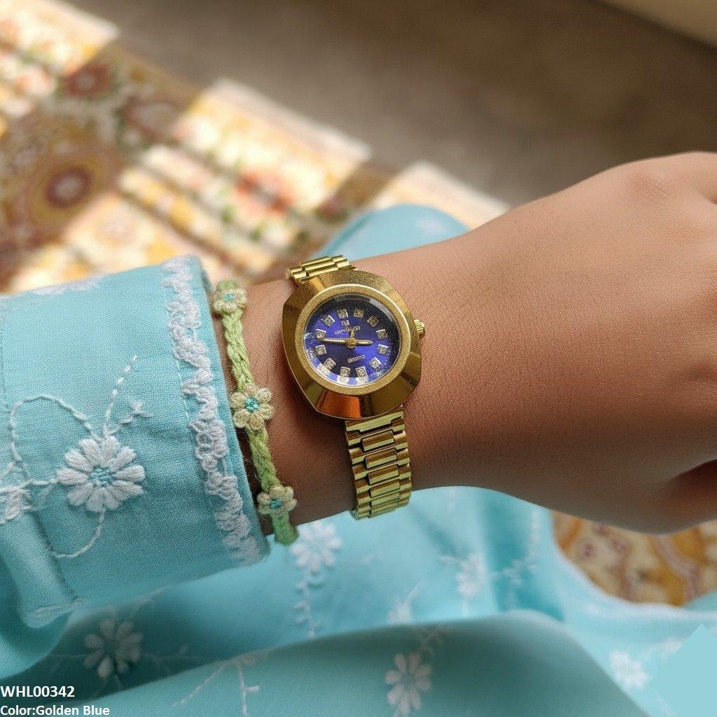 WHL00342 BWS Round Dial Link Watch - WHL