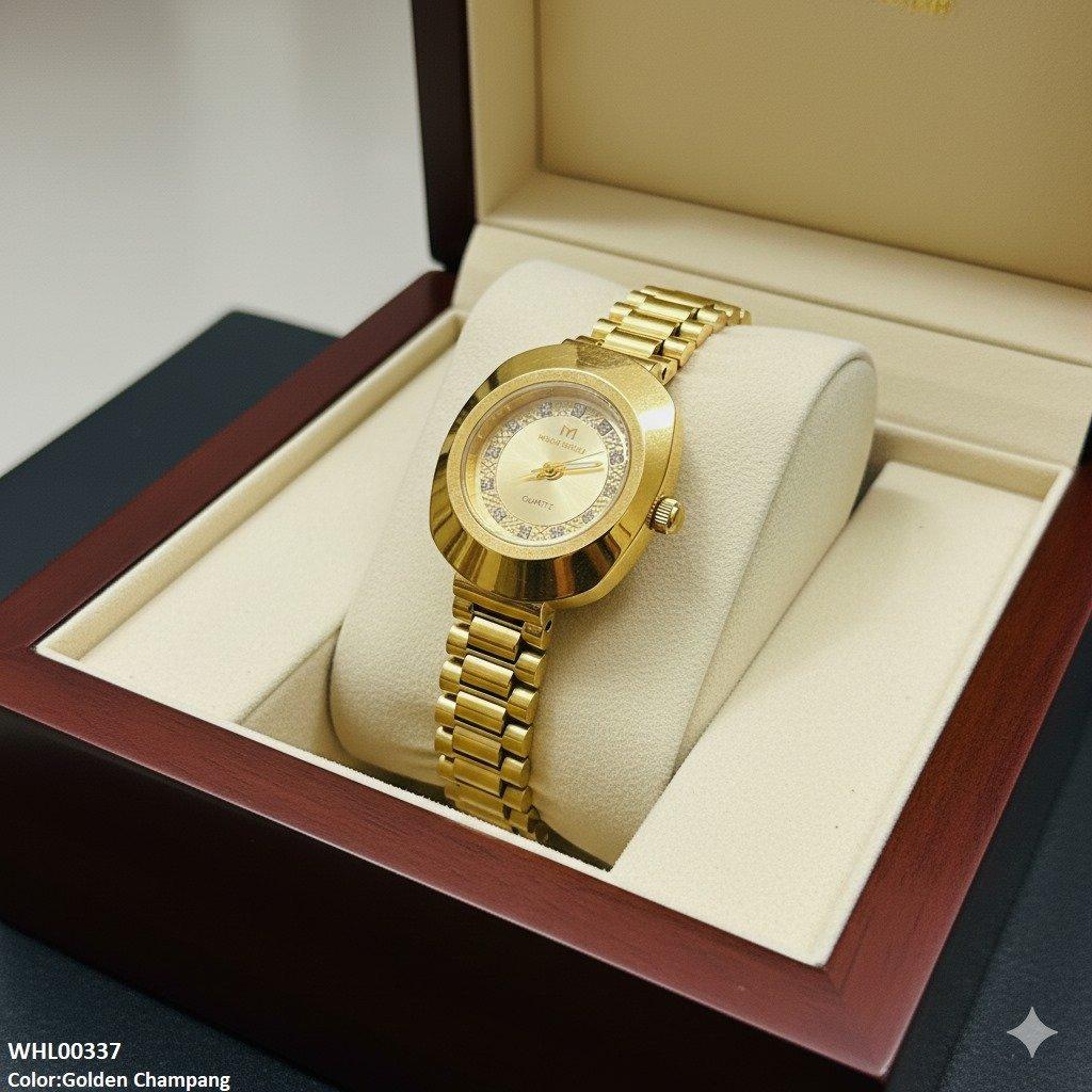 WHL00337 BWS Round Bezel Watch - WHL