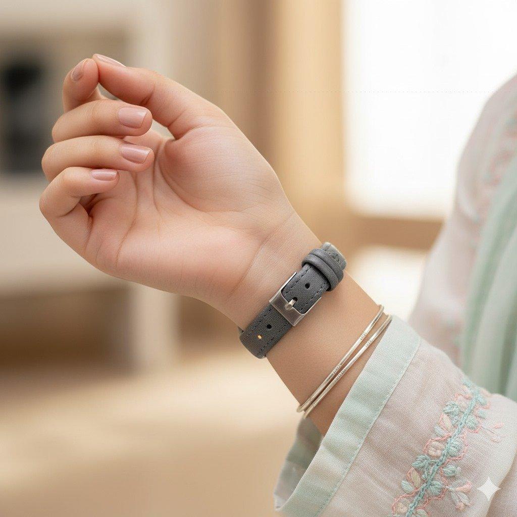 WHL00378 IWA Round Stone Dial Women's Watch - WHL