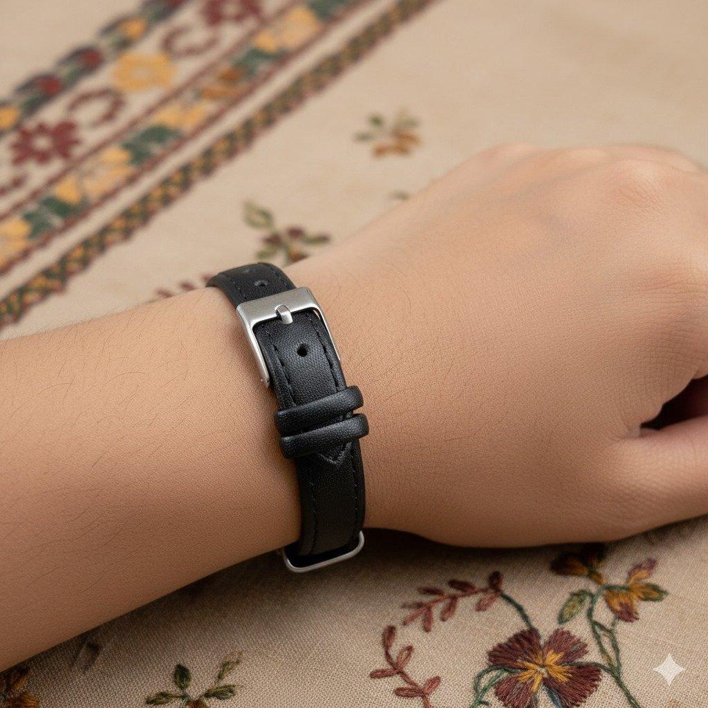 WHL00369 IWA Round Luxe Leather Unisex Watch - WHL