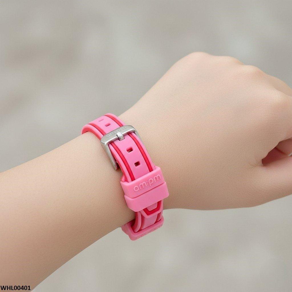 WHL00401 IWA Round Red Dial Stone Watch  - WHL