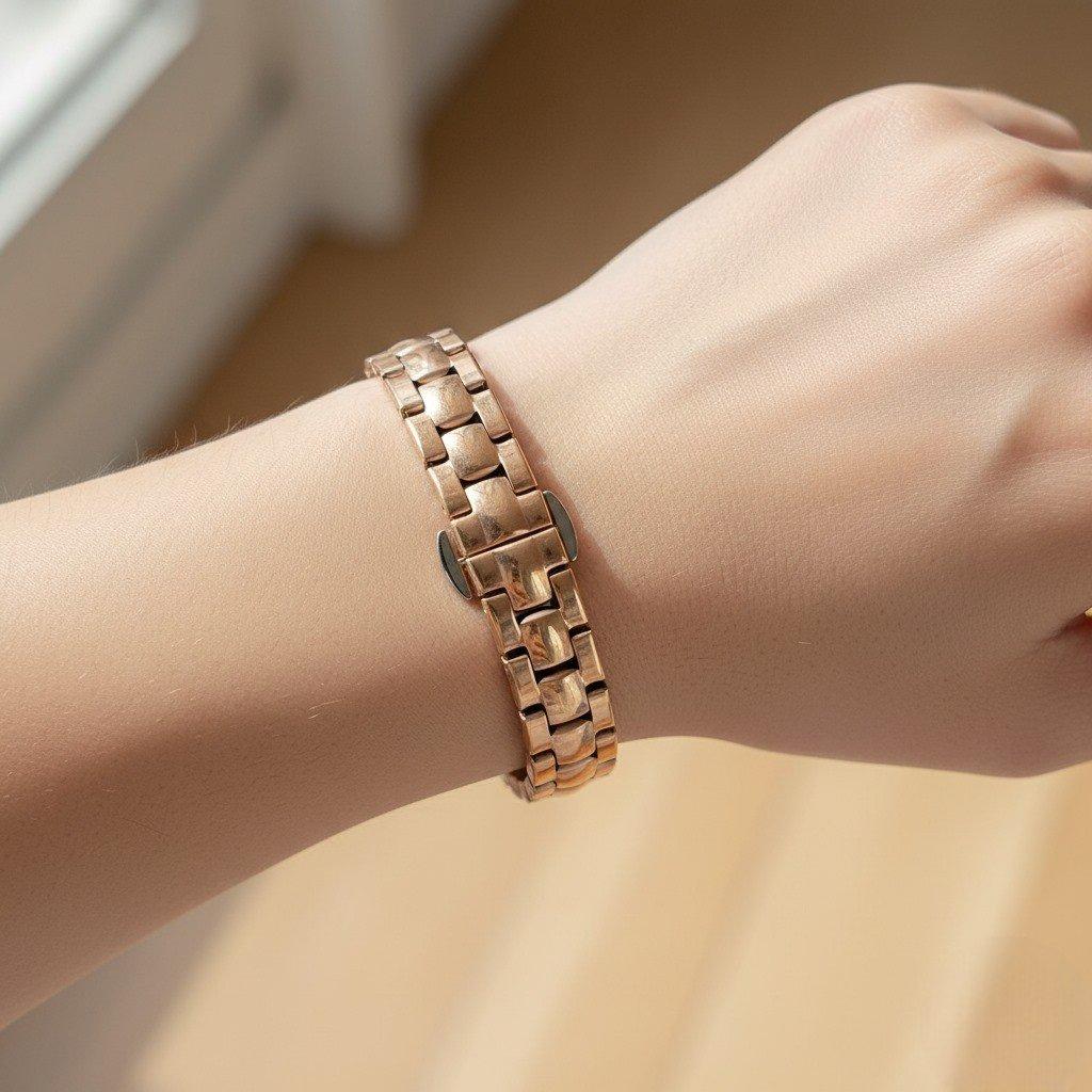 WHL00431 IWA Round Rhinestone Bezel Dial Women's Watch - WHL