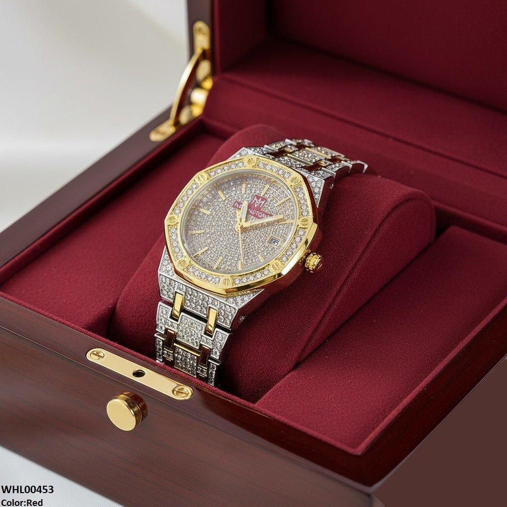 WHL00453 BWS Stone Dial Two Tone Women's Watch - WHL