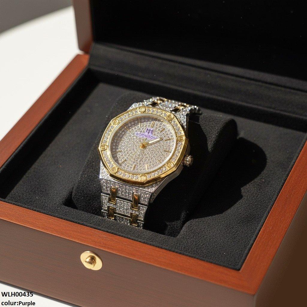 WHL00453 BWS Stone Dial Two Tone Women's Watch - WHL